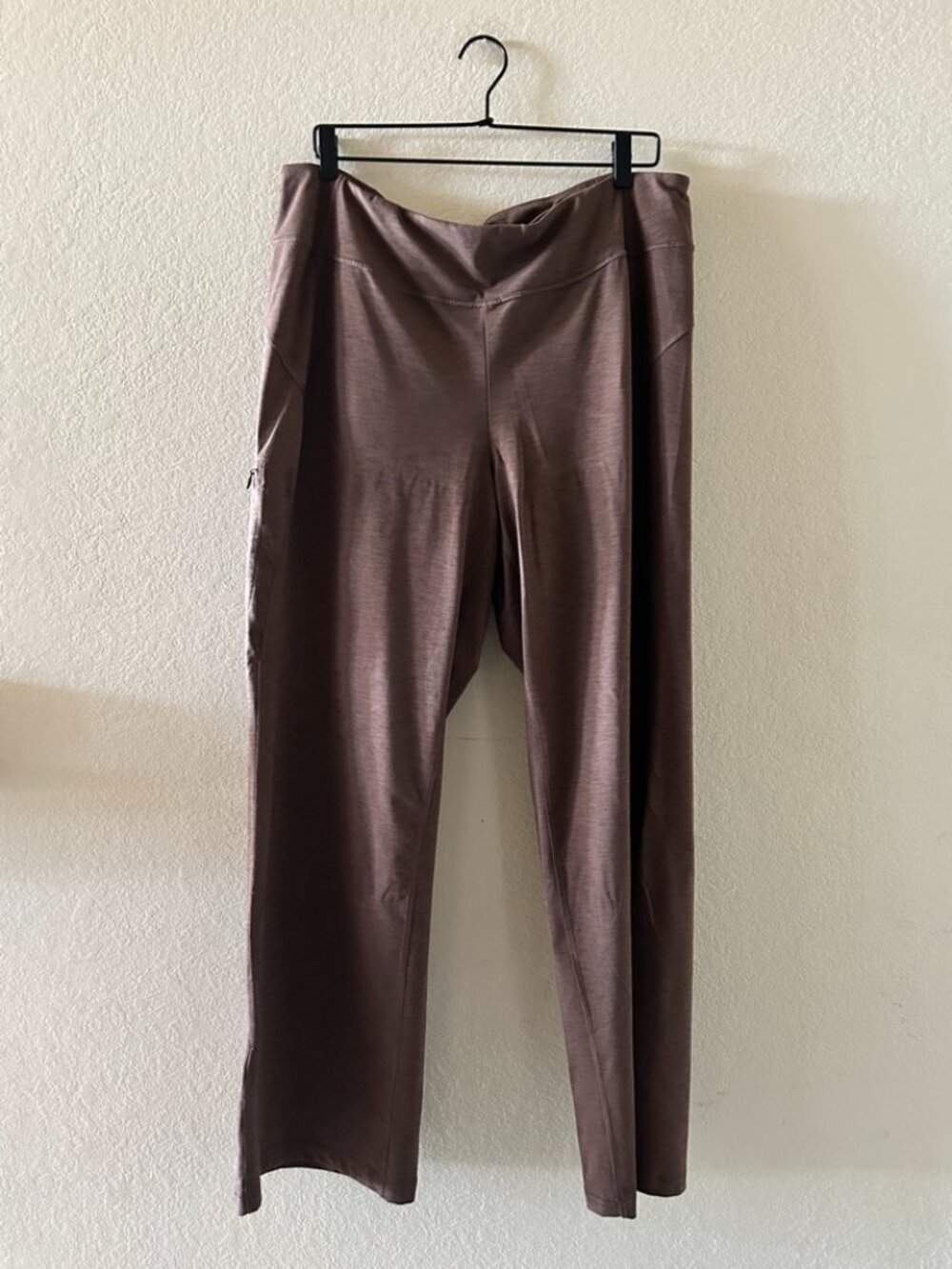 Duluth Trading Company Heather Brown NoGa Classic Bootleg Pant 1X x 31 Inseam